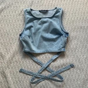 Cute little denim top